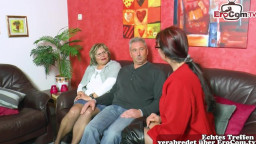 Deutsche Oma beim Casting – flotter Dreier